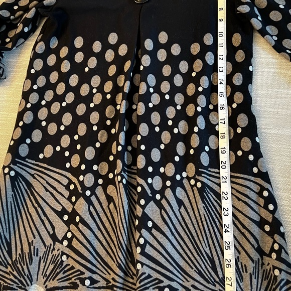 Isabel London Tunic Dress soft and warm Size M Navy but looks Black - Picture 7 of 8